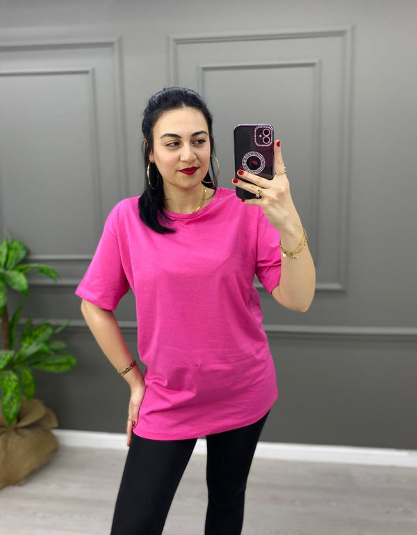Kısa Kol Oversize Tişört