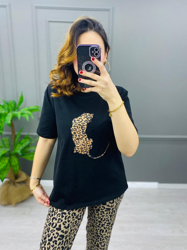 Leopar Arma Tişört
